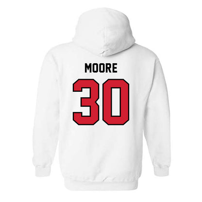 Western Kentucky - NCAA Men's Basketball : Teagan Moore - Classic Shersey Hooded Sweatshirt-1