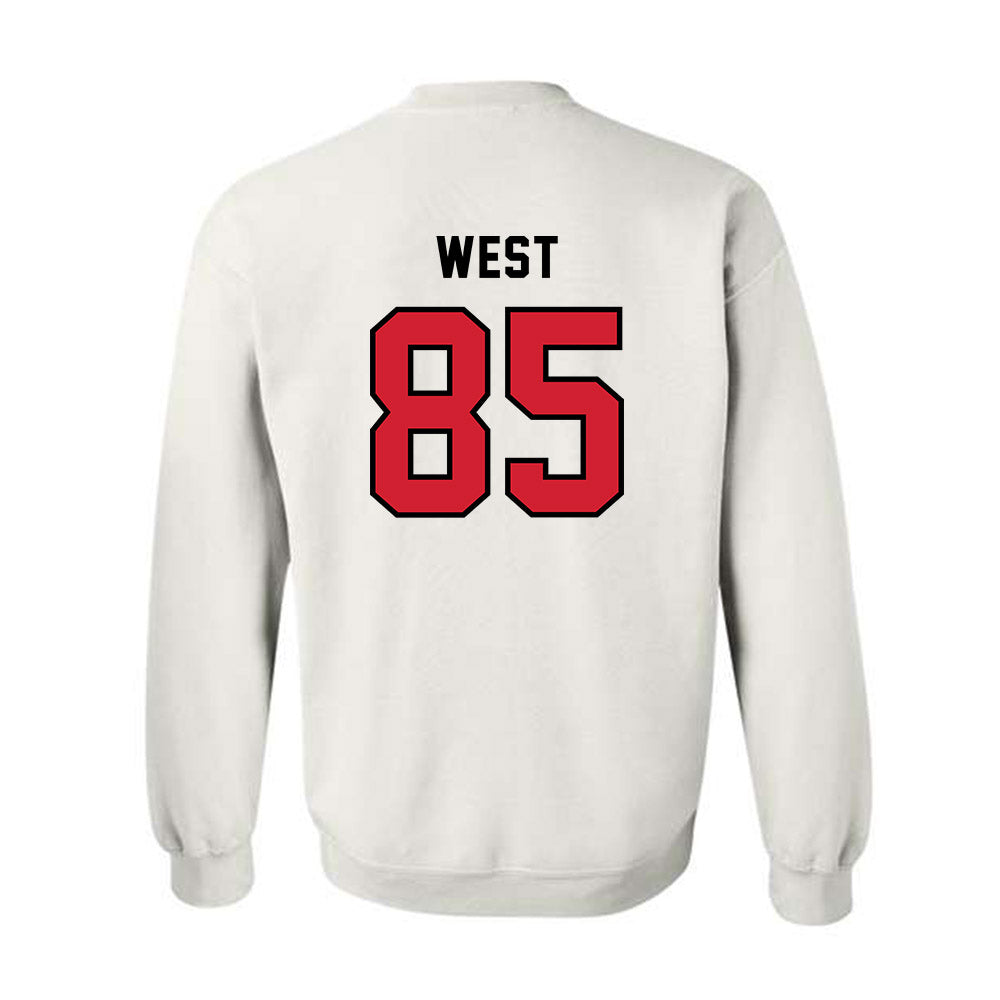 Western Kentucky - NCAA Football : Jackson West - Classic Shersey Crewneck Sweatshirt-1