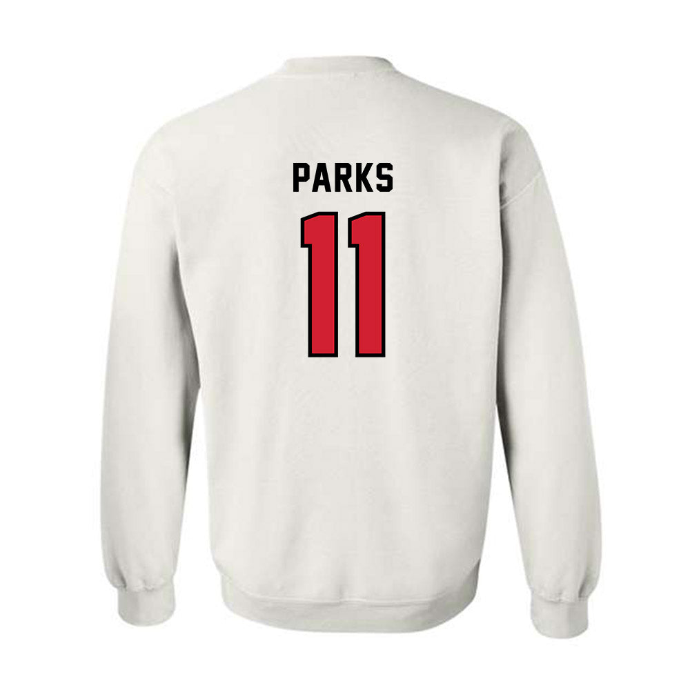 Western Kentucky - NCAA Football : Tucker Parks - Classic Shersey Crewneck Sweatshirt-1