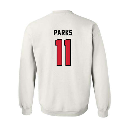 Western Kentucky - NCAA Football : Tucker Parks - Classic Shersey Crewneck Sweatshirt-1