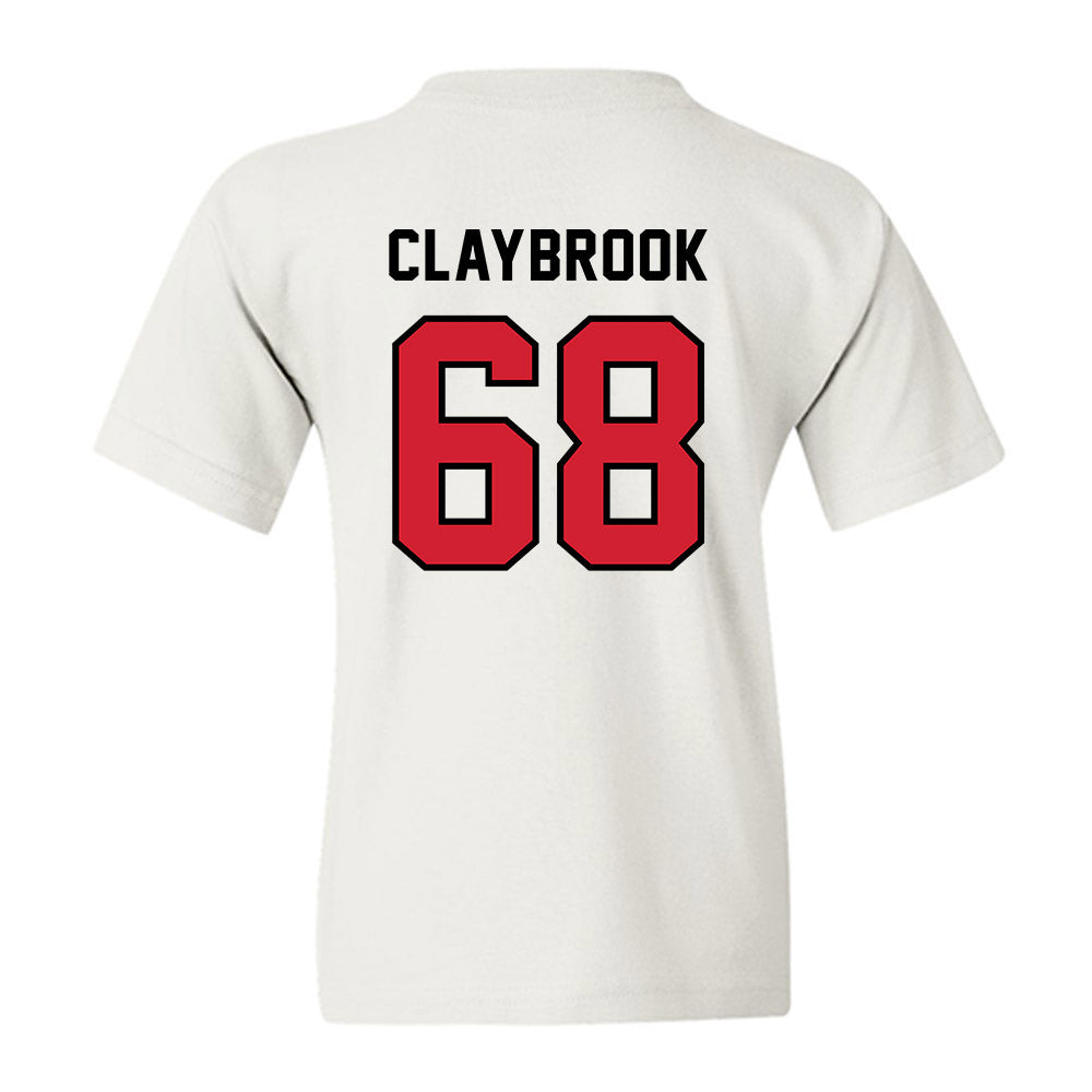 Western Kentucky - NCAA Football : Gabe Claybrook - Classic Shersey Youth T-Shirt-1