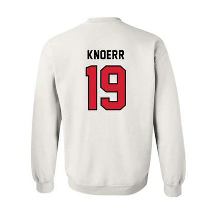 Western Kentucky - NCAA Baseball : Brock Knoerr - Classic Shersey Crewneck Sweatshirt-1