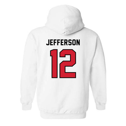 Western Kentucky - NCAA Football : Damari Jefferson - Classic Shersey Hooded Sweatshirt-1