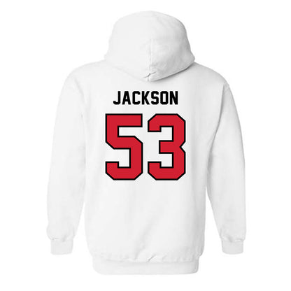 Western Kentucky - NCAA Football : Marshall Jackson - Classic Shersey Hooded Sweatshirt-1