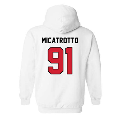 Western Kentucky - NCAA Football : Kaiaulu Micatrotto - Classic Shersey Hooded Sweatshirt-1