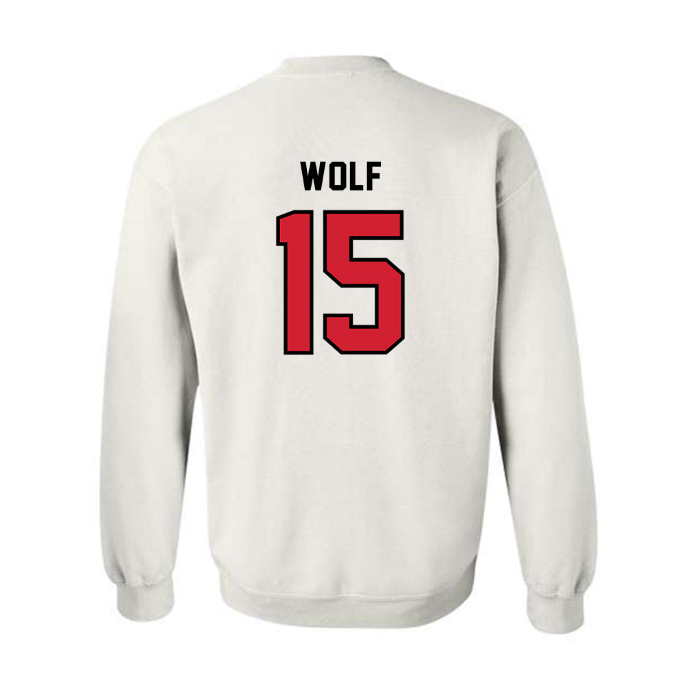 Western Kentucky - NCAA Football : Justin Wolf - Classic Shersey Crewneck Sweatshirt-1