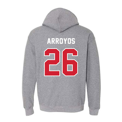 Western Kentucky - NCAA Baseball : Lane Arroyos - Classic Shersey Hooded Sweatshirt-1