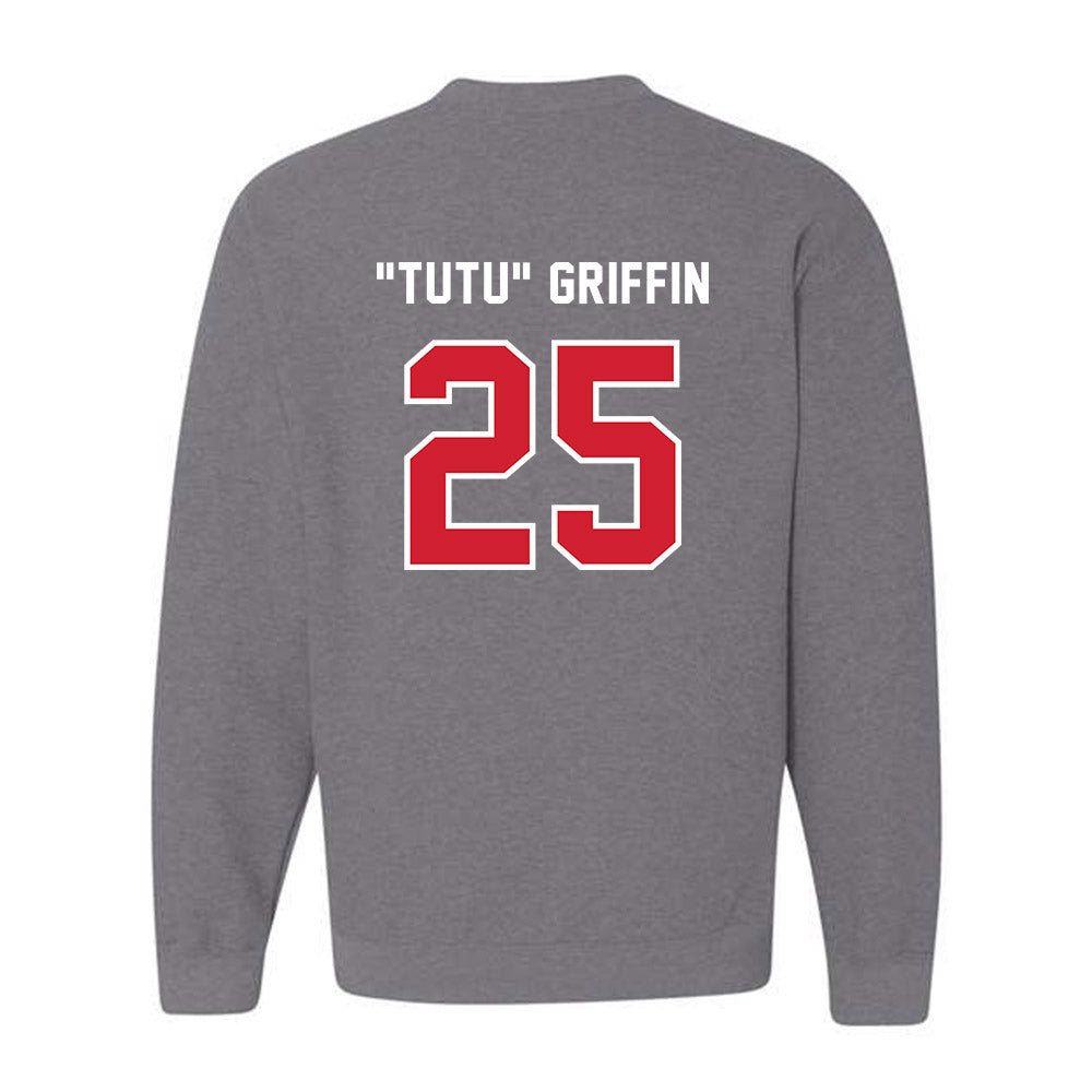 Western Kentucky - NCAA Football : Xavion "Tutu" Griffin - Classic Shersey Crewneck Sweatshirt-1