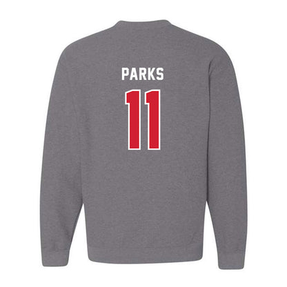 Western Kentucky - NCAA Football : Tucker Parks - Classic Shersey Crewneck Sweatshirt-1