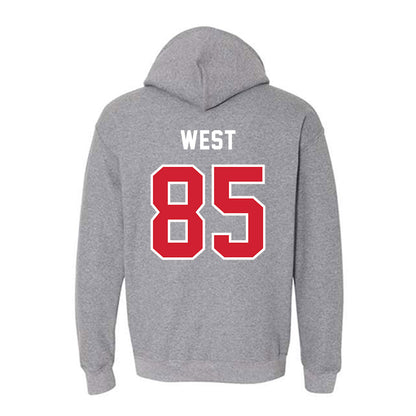 Western Kentucky - NCAA Football : Jackson West - Classic Shersey Hooded Sweatshirt-1