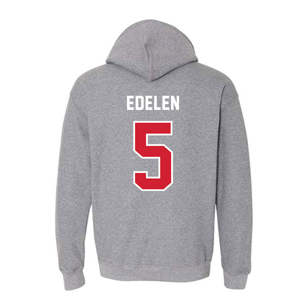 Western Kentucky - NCAA Men's Basketball : Jack Edelen - Classic Shersey Hooded Sweatshirt-1