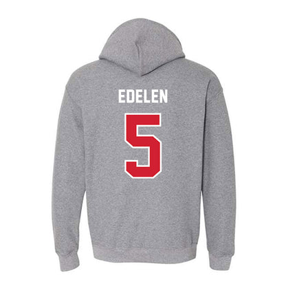 Western Kentucky - NCAA Men's Basketball : Jack Edelen - Classic Shersey Hooded Sweatshirt-1