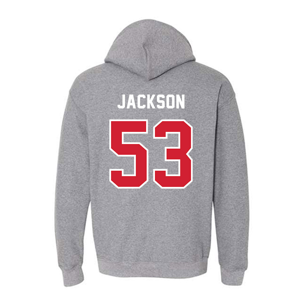 Western Kentucky - NCAA Football : Marshall Jackson - Classic Shersey Hooded Sweatshirt-1