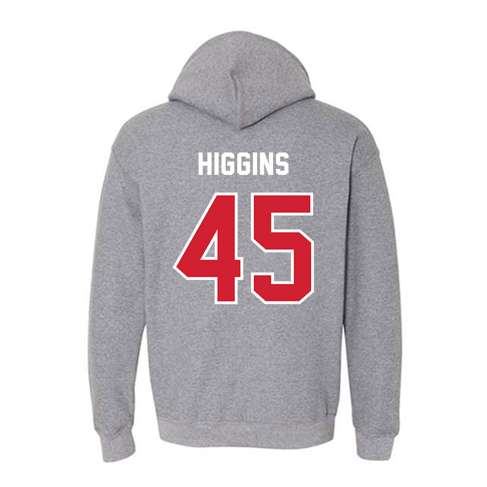Western Kentucky - NCAA Baseball : Cal Higgins - Classic Shersey Hooded Sweatshirt-1