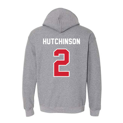 Western Kentucky - NCAA Football : K.D. Hutchinson - Classic Shersey Hooded Sweatshirt-1
