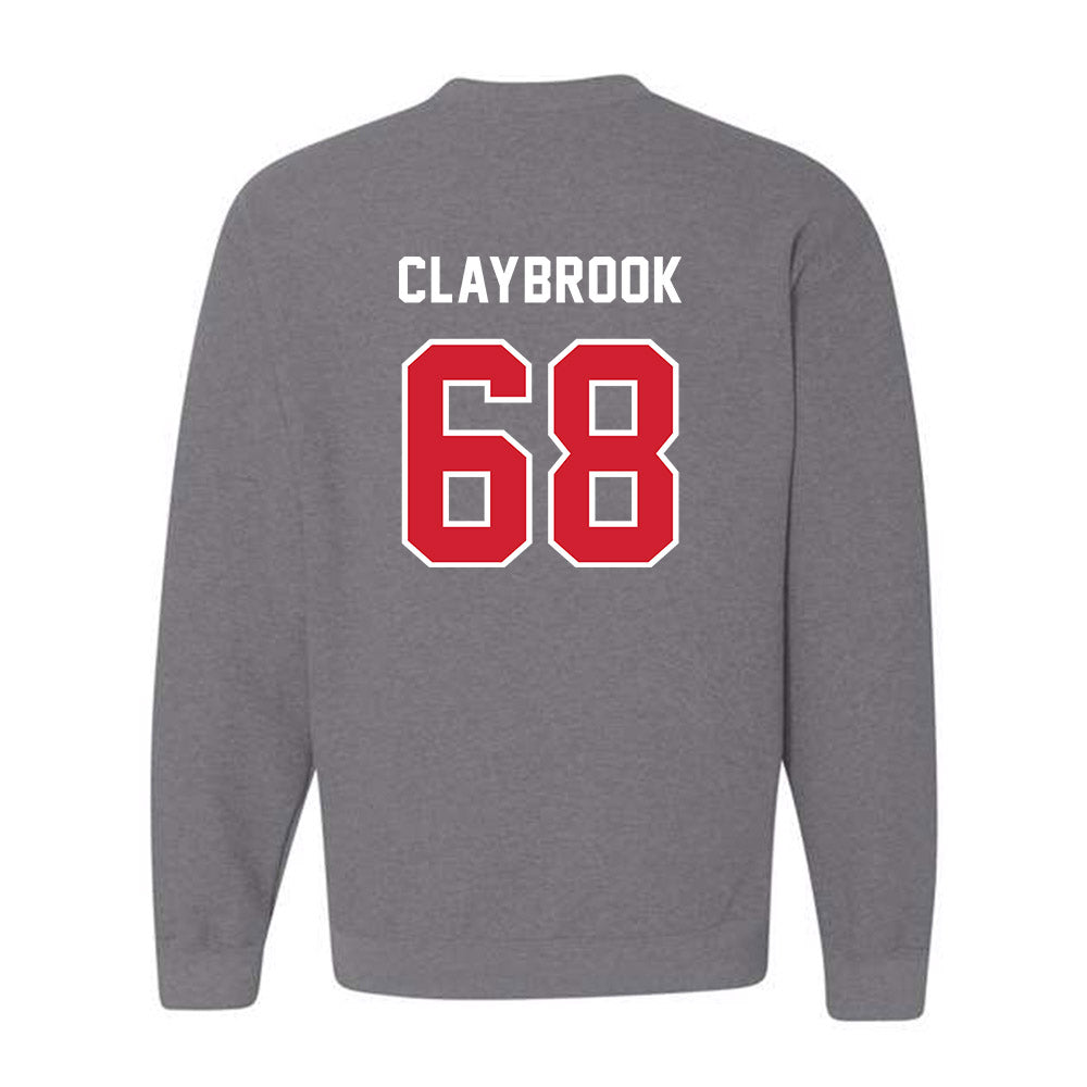 Western Kentucky - NCAA Football : Gabe Claybrook - Classic Shersey Crewneck Sweatshirt-1