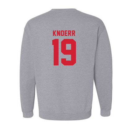 Western Kentucky - NCAA Baseball : Brock Knoerr - Classic Shersey Crewneck Sweatshirt-1