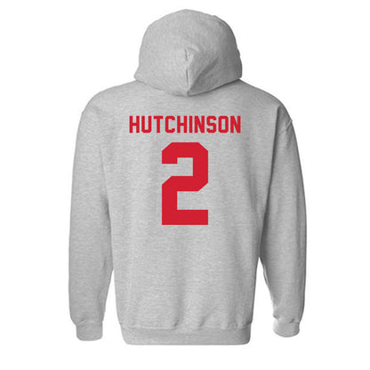 Western Kentucky - NCAA Football : K.D. Hutchinson - Classic Shersey Hooded Sweatshirt-1