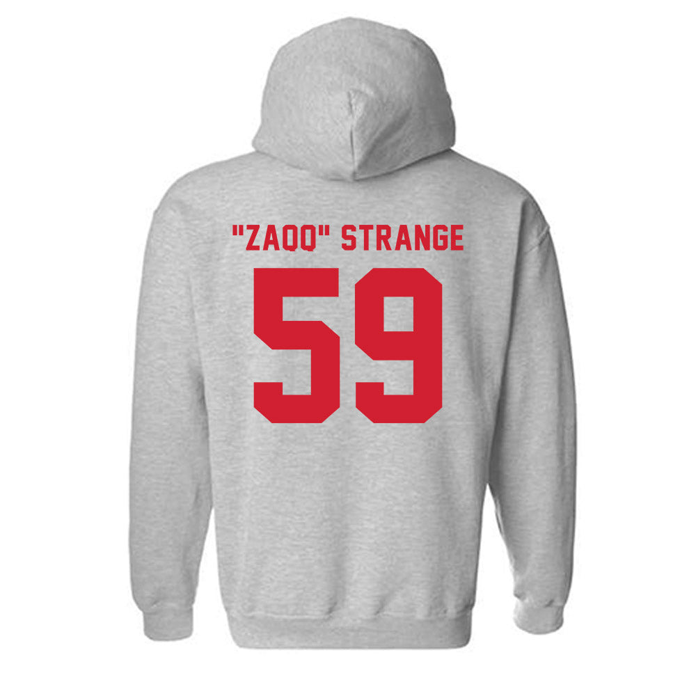 Western Kentucky - NCAA Football : Sharlandiin "Zaqq" Strange - Classic Shersey Hooded Sweatshirt-1