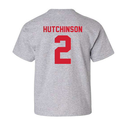 Western Kentucky - NCAA Football : K.D. Hutchinson - Classic Shersey Youth T-Shirt-1