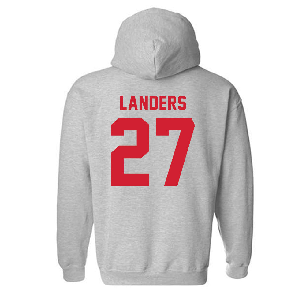 Western Kentucky - NCAA Football : Corey Landers - Classic Shersey Hooded Sweatshirt-1
