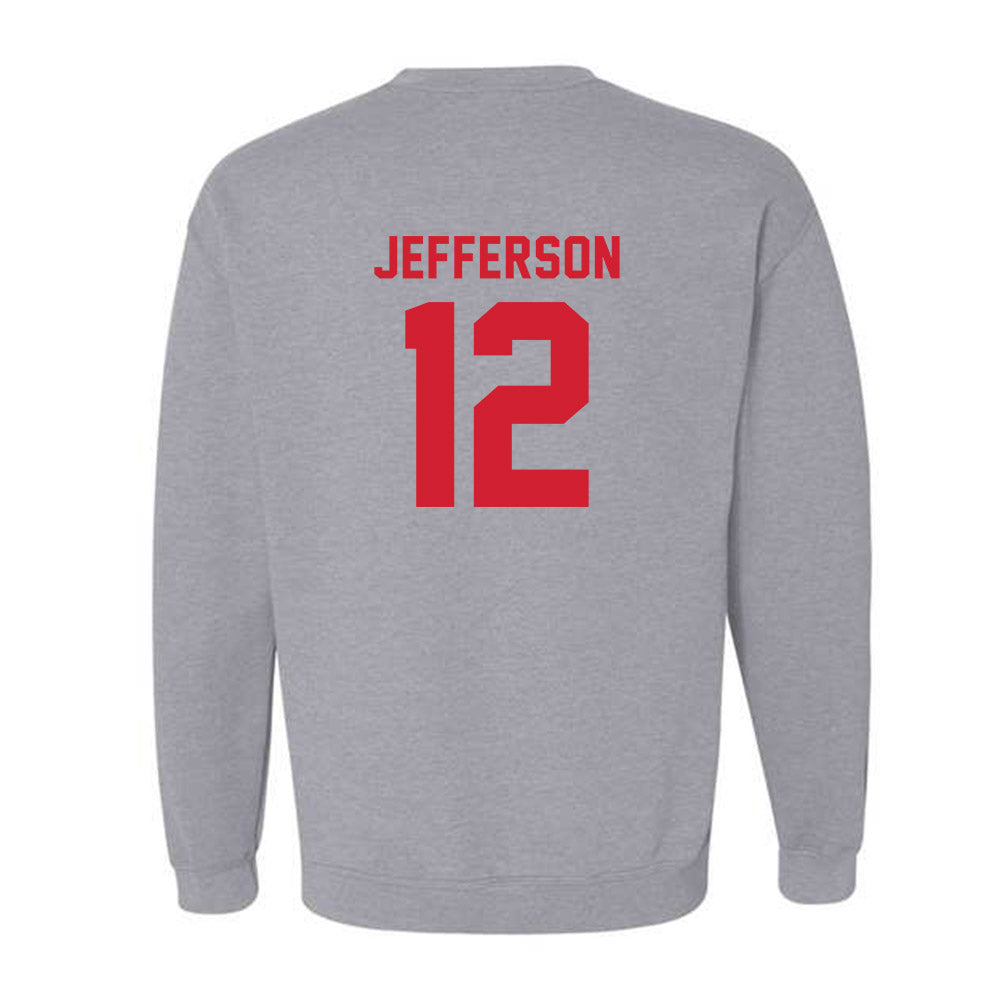 Western Kentucky - NCAA Football : Damari Jefferson - Classic Shersey Crewneck Sweatshirt-1
