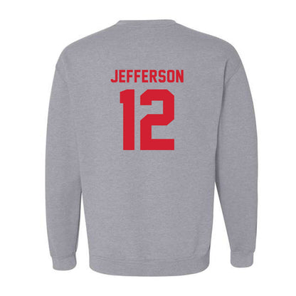 Western Kentucky - NCAA Football : Damari Jefferson - Classic Shersey Crewneck Sweatshirt-1