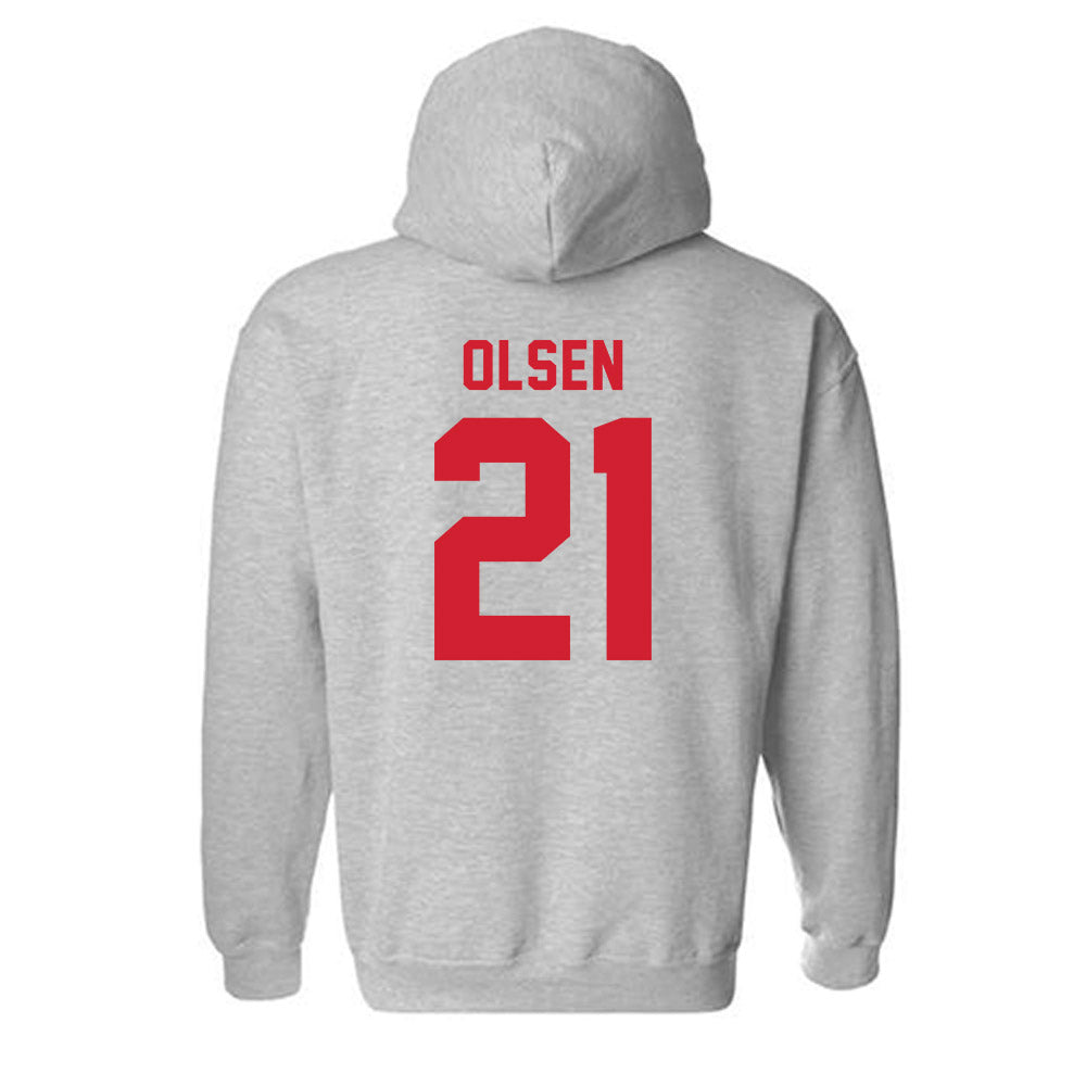 Western Kentucky - NCAA Baseball : Gage Olsen - Classic Shersey Hooded Sweatshirt-1