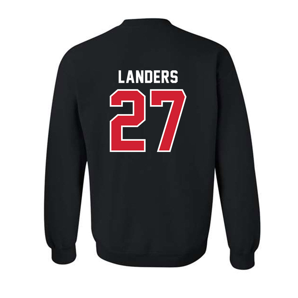 Western Kentucky - NCAA Football : Corey Landers - Classic Shersey Crewneck Sweatshirt-1