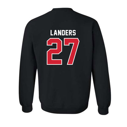 Western Kentucky - NCAA Football : Corey Landers - Classic Shersey Crewneck Sweatshirt-1