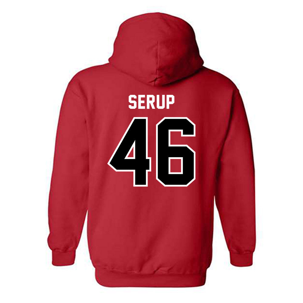 Western Kentucky - NCAA Baseball : Zack Serup - Classic Shersey Hooded Sweatshirt-1