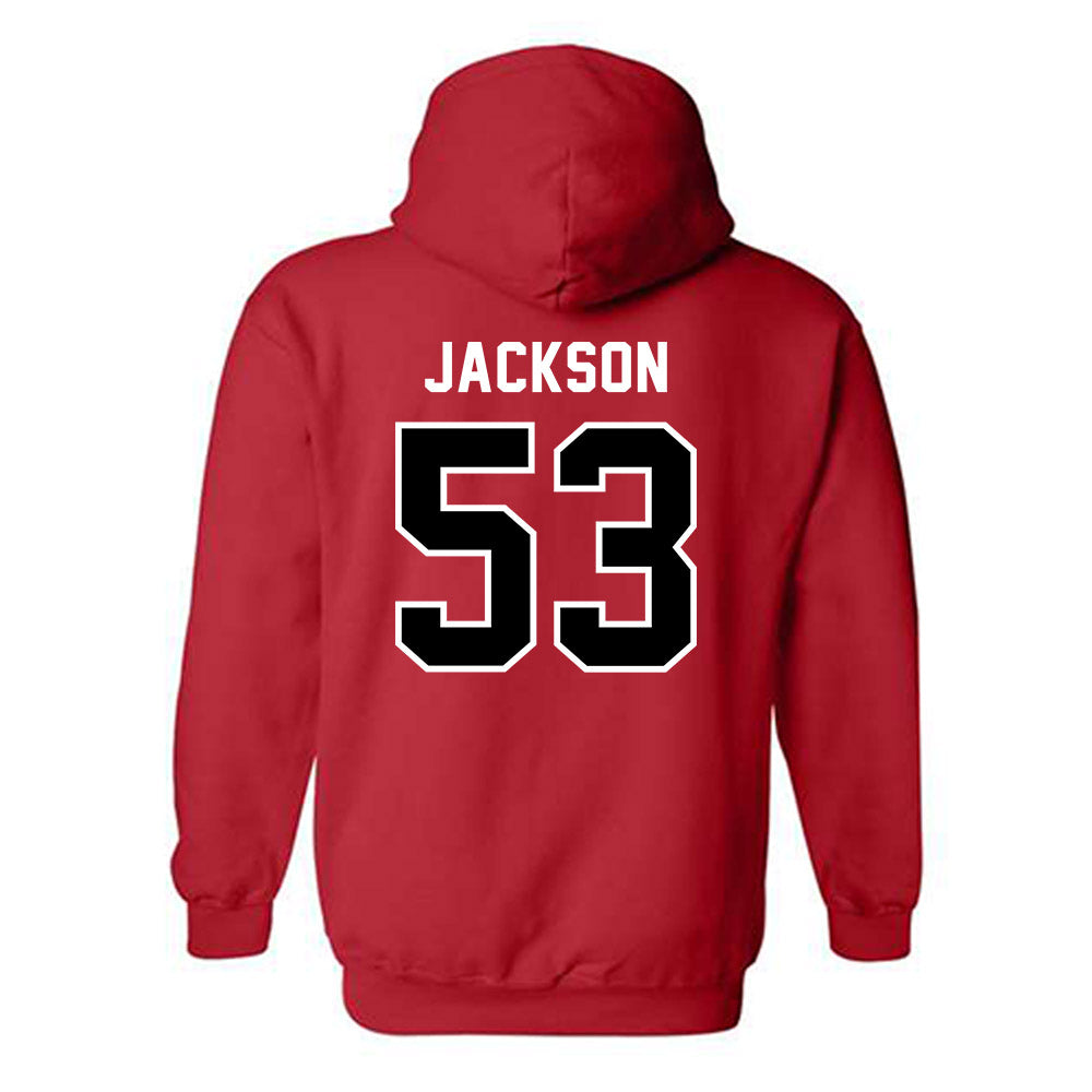 Western Kentucky - NCAA Football : Marshall Jackson - Classic Shersey Hooded Sweatshirt-1