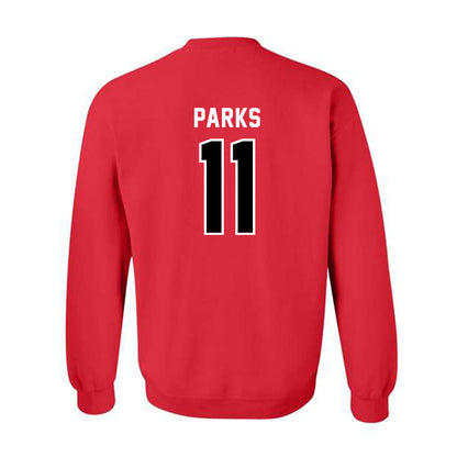 Western Kentucky - NCAA Football : Tucker Parks - Classic Shersey Crewneck Sweatshirt-1