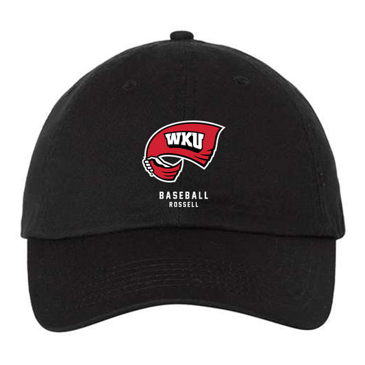 Western Kentucky - NCAA Baseball : Elliott Rossell - Dad Hat-0