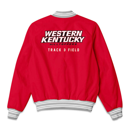 Western Kentucky - NCAA Women's Track & Field : Rachel Payne - Bomber Jacket-1