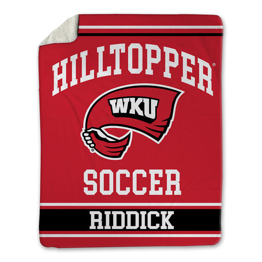 Western Kentucky - NCAA Women's Soccer : Mia Riddick - Blanket-0