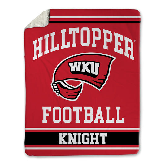 Western Kentucky - NCAA Football : Josaiah Knight - Blanket-0