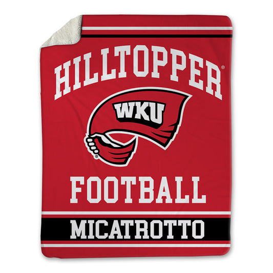 Western Kentucky - NCAA Football : Kaiaulu Micatrotto - Blanket-0