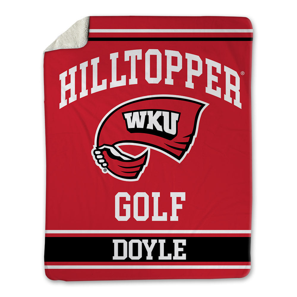 Western Kentucky - NCAA Men's Golf : Gage Doyle - Blanket-0