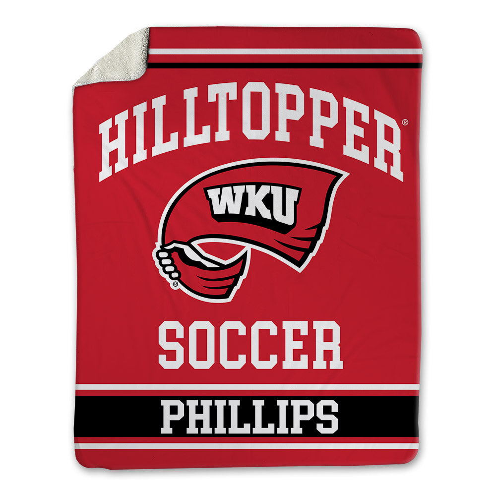 Western Kentucky - NCAA Women's Soccer : Jacey Phillips - Blanket-0