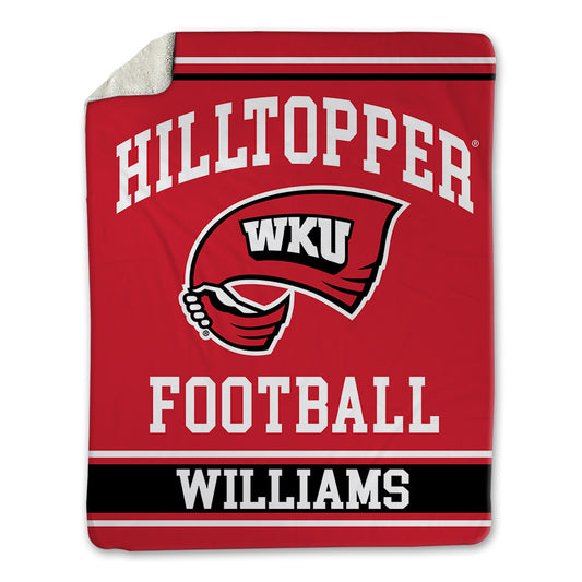 Western Kentucky - NCAA Football : Kelby Williams - Blanket-0