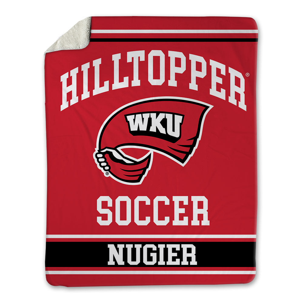 Western Kentucky - NCAA Women's Soccer : Alaina Nugier - Blanket-0