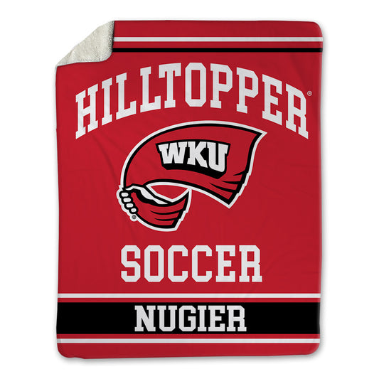 Western Kentucky - NCAA Women's Soccer : Alaina Nugier - Blanket-0