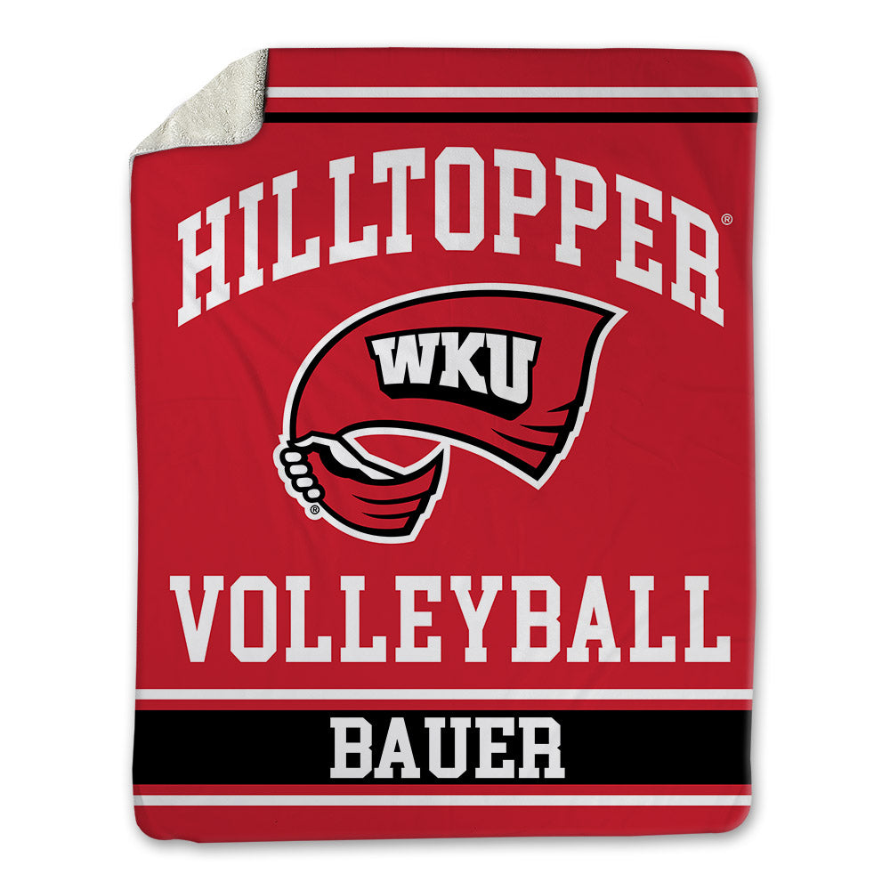 Western Kentucky - NCAA Women's Volleyball : Callie Bauer - Blanket-0