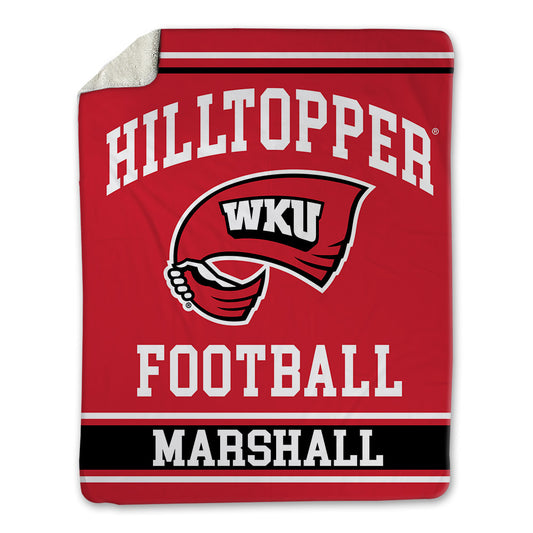 Western Kentucky - NCAA Football : Virgil Marshall - Blanket-0