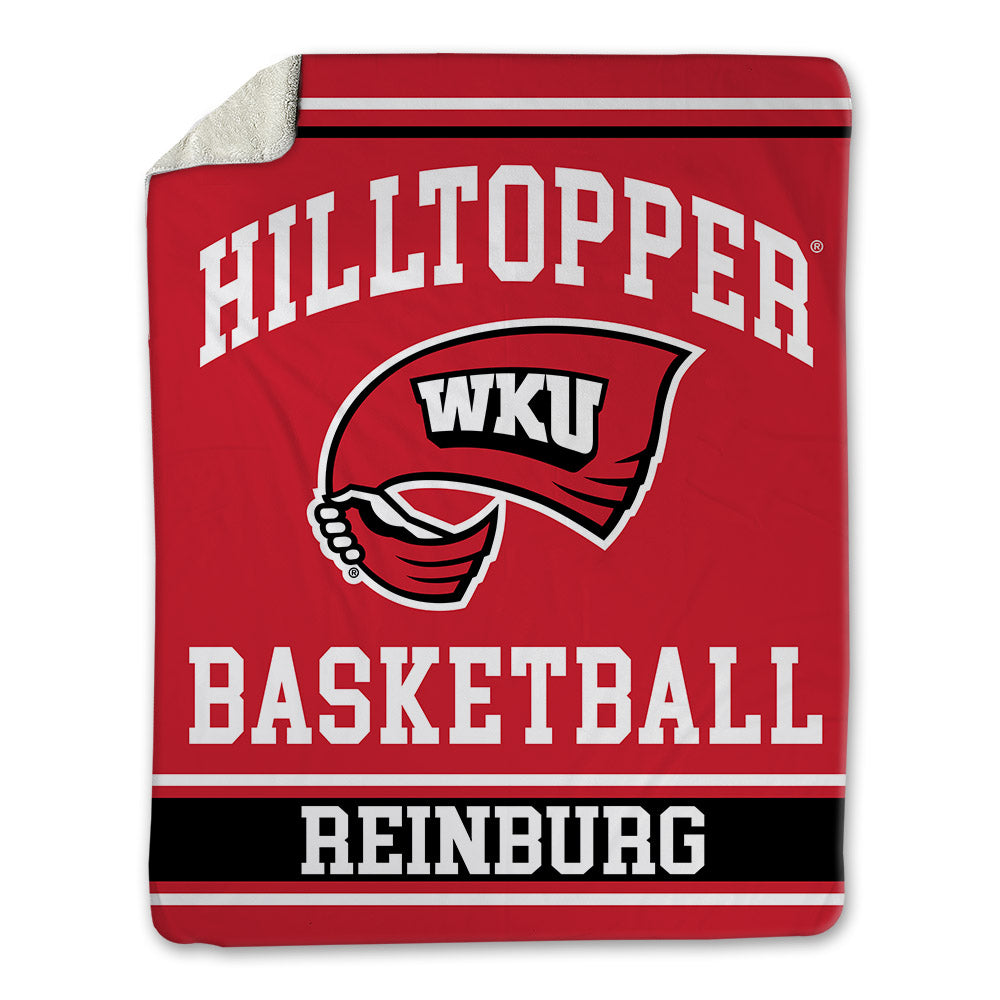 Western Kentucky - NCAA Men's Basketball : Trey Reinburg - Blanket-0