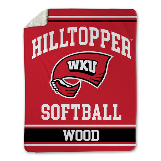 Western Kentucky - NCAA Softball : Maddy Wood - Blanket-0