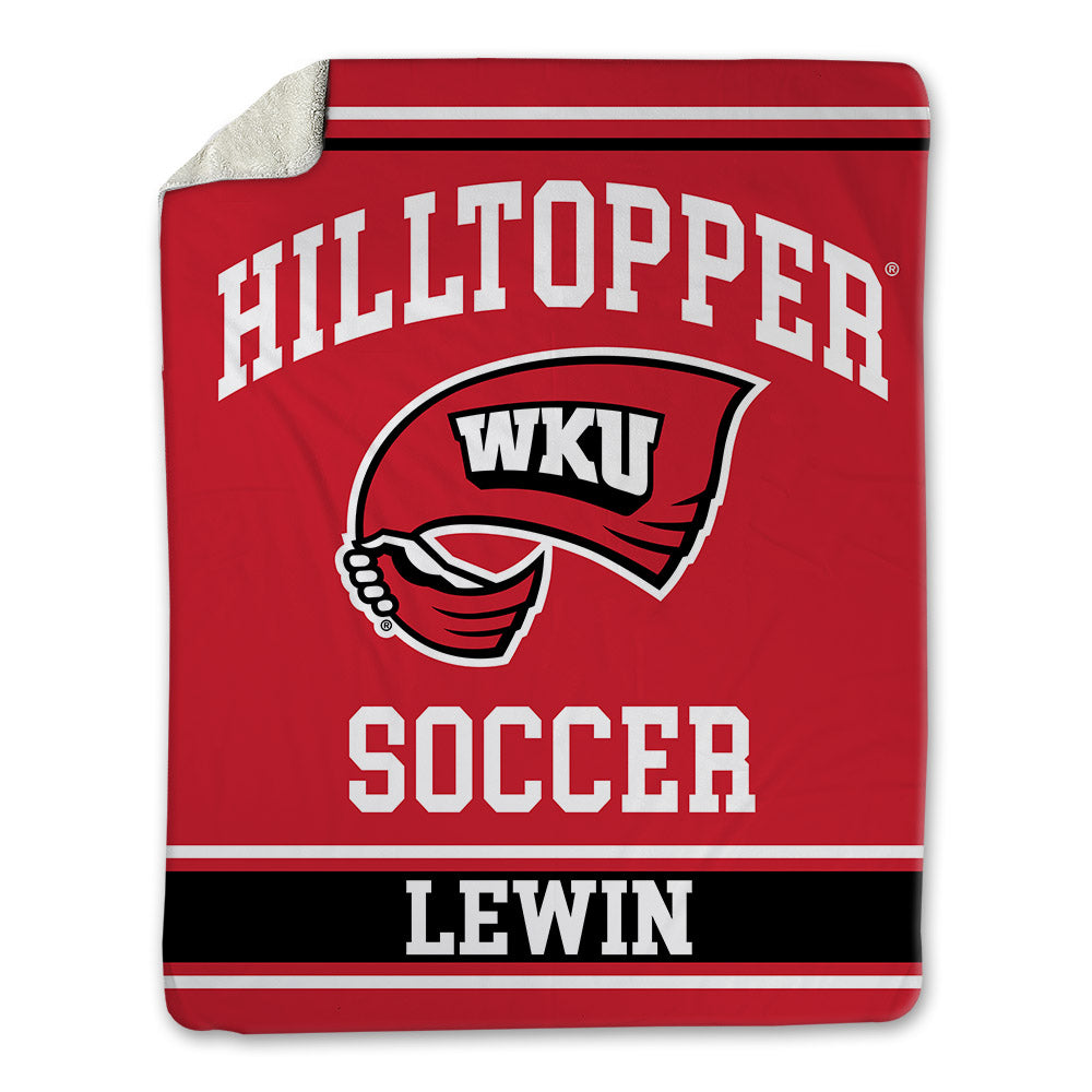 Western Kentucky - NCAA Women's Soccer : Danielle Lewin - Blanket-0