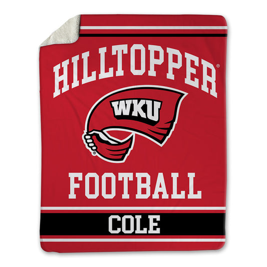 Western Kentucky - NCAA Football : Avarion Cole - Blanket-0