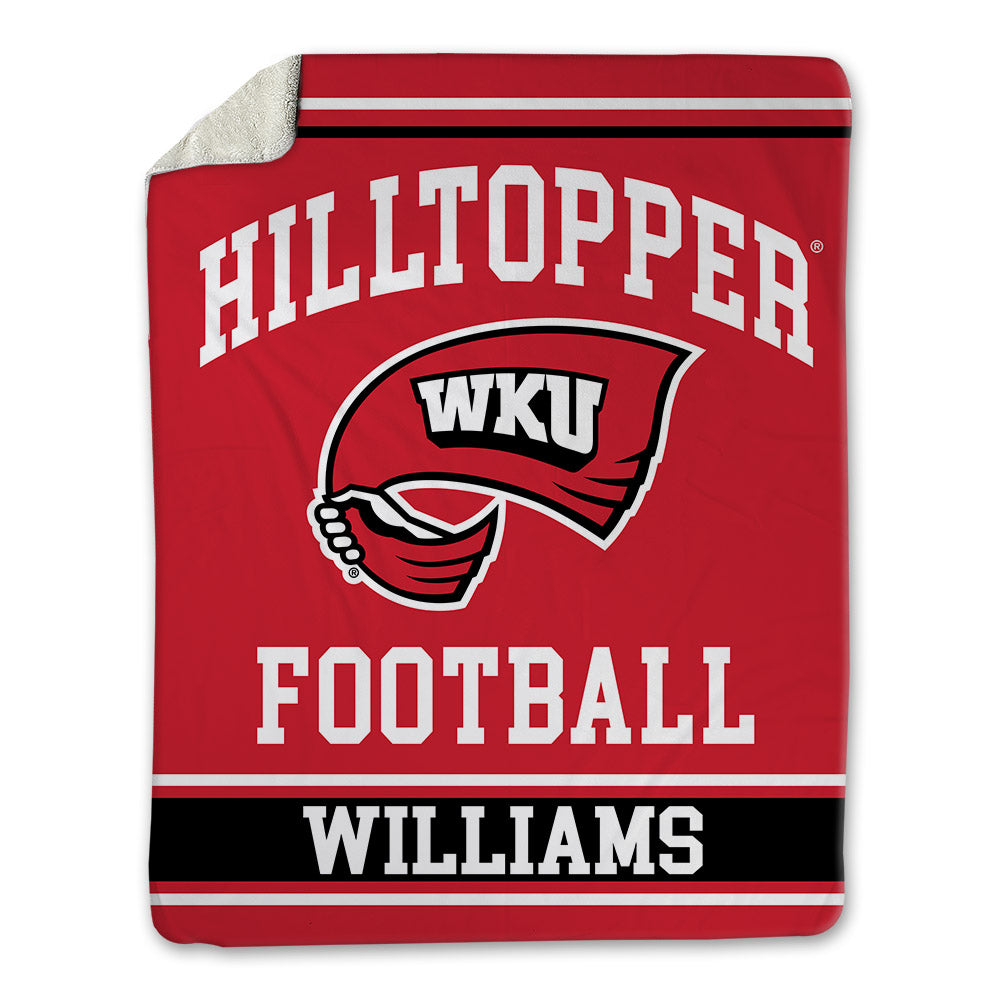 Western Kentucky - NCAA Football : Elijah Williams - Blanket-0